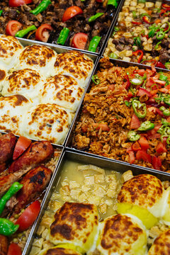 Variety of Traditional Turkish Dishes