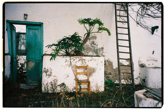 Old Rustic House Entrance