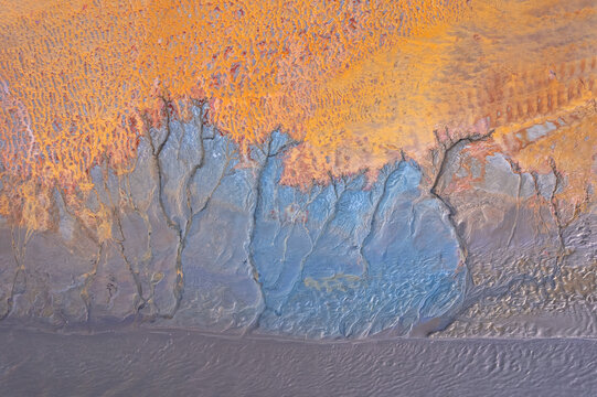 Abstract Salt Lake Patterns