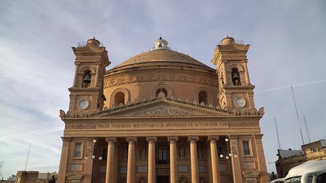 The Rotunda of Mosta or the Mosta Dome, a large basilica located in Mosta, Malta.