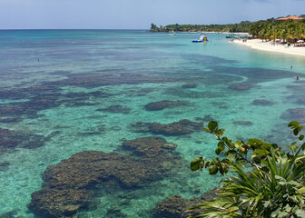 View of West Bay Roatan, Honduras