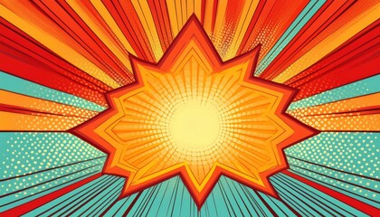 Fototapeta premium pop art background