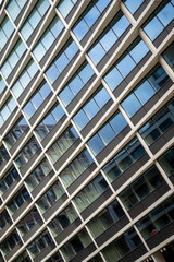 Abstract modern architecture, London, England, UK