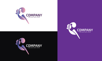 Company logo layout template
