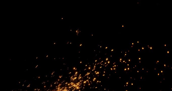 Metal sparkles against a sleek black background, ideal for motion graphics and designs, enhancing video projects with engaging visual effects that enchant viewers and elevate aesthetic experiences