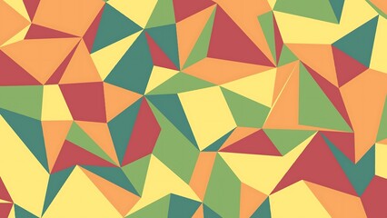 Fototapeta premium Colorful Geometric Abstract Triangles Pattern on White