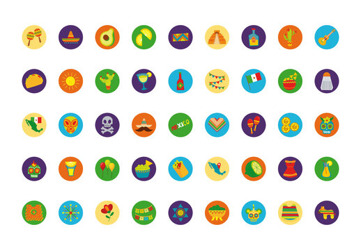 Mexican Party Design Set