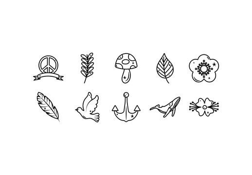 Boho Nature Line Set