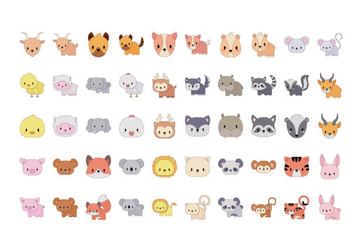 Baby Animals Illustration Set