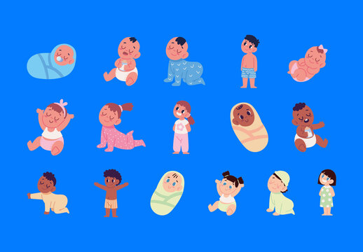 Baby Illustration Design Set