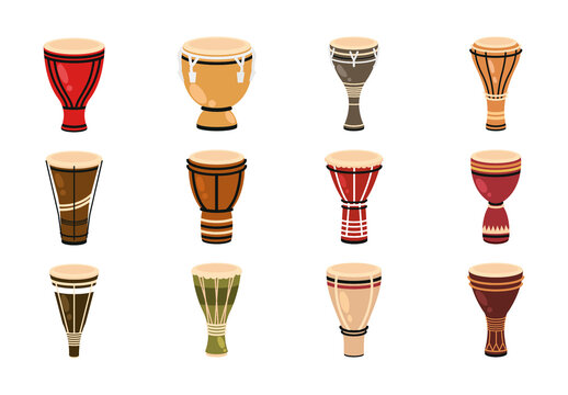 Bata Drum Illustration Set