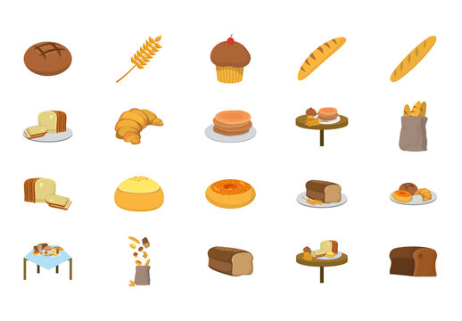 Bakery Illustration Set