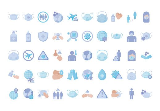 Medical Protection Illustration Set