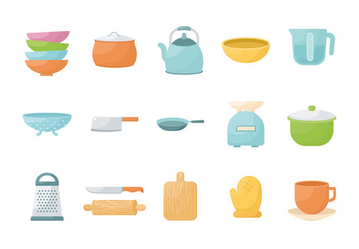 Kitchen Utensil Illustration Set