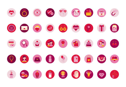 Mothers Day Block and Flat Design