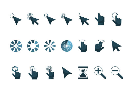 Mouse Pointers Illustration Set