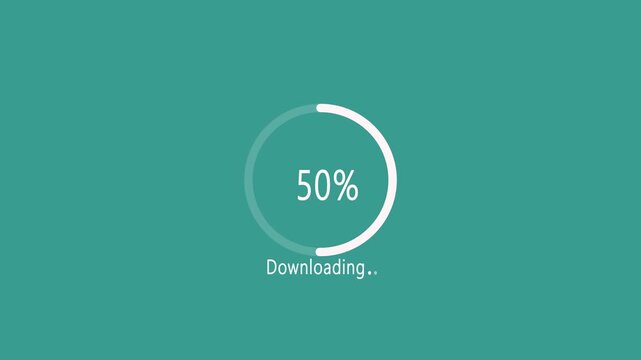 Animated circular loading mark blak background and no background.