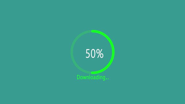 Animated circular loading mark blak background and no background.