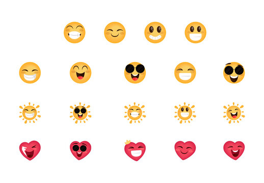 World Smile Day Illustration Design Set