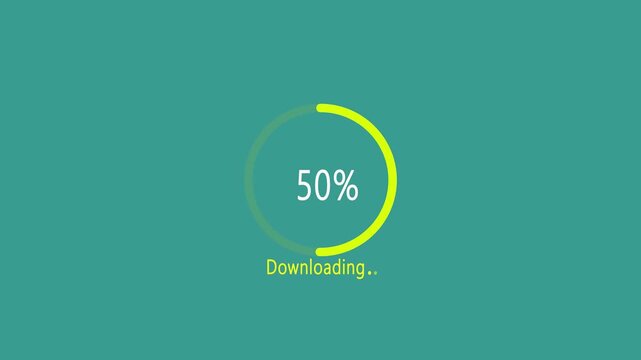 Animated circular loading mark blak background and no background.