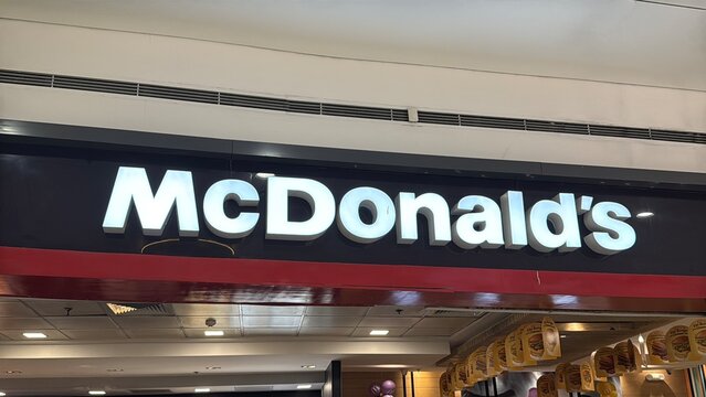 March 2026, Bulacan, Philippines: McDonald's FastFood Restaurant Sign Frontstore