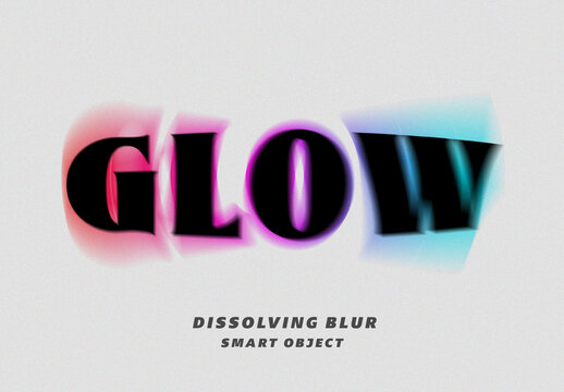 Dissolving Blur Text Effect