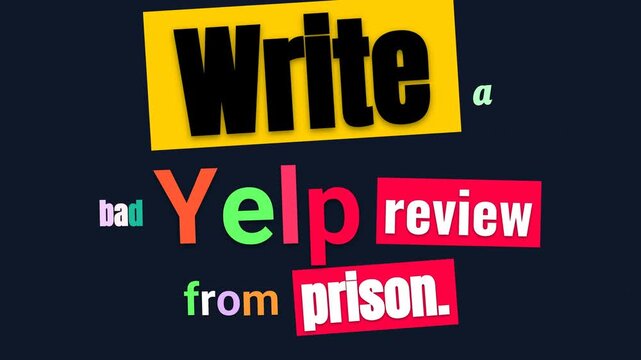 Animated graphic reveals a unique writing prompt Creative motivation quote for content generation