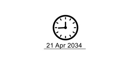 New year clock timer illustration. countdown date and time clock.  stopwatch clock timer. 