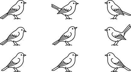 Fototapeta premium Crane bird svg, Crane bird silhouette, Japanese crane svg, Sandhill crane svg, Crane silhouette, Crane svg set 