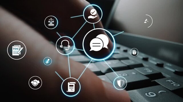 The concept of terms of service outlines legal agreements. These rules are crucial for user protection, ensuring compliance with the company's terms of service policies. Funnel