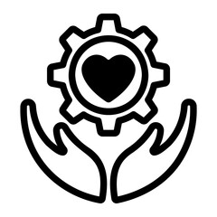 Obraz premium response Line Icon