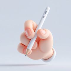 hand holding thermometer