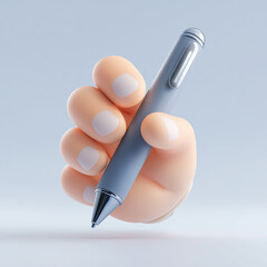 hand holding thermometer