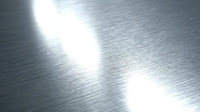 brushed stainless steel texture silver metal hairline finish aluminum foil reflection magnesium alloy background video