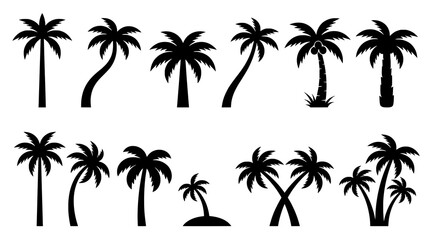 Palm Tree Silhouettes Collection