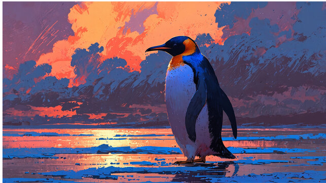 ペンギンのイラストデザイン - ペンギンのイラストデザイン30