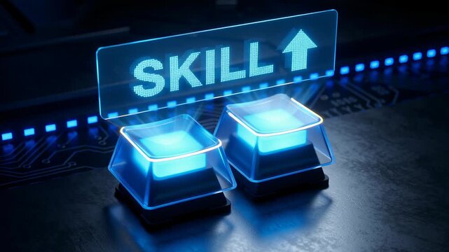 Upskill and reskill with AI agents to reduce employment disruption and automation cost while advancing skill development technology sectors and fields