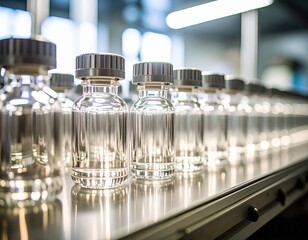 ワクチン瓶の製造ライン