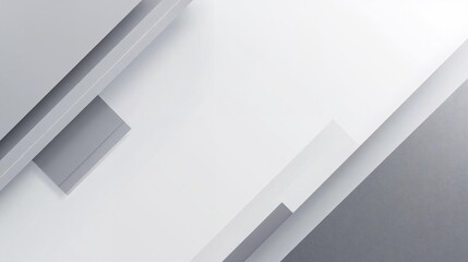 Obraz premium Modern Corporate Presentation Background with Subtle Gray Geometric Layers