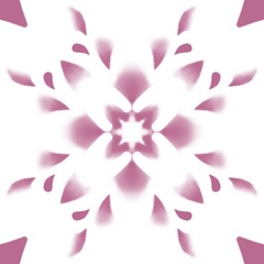 Fototapeta premium Blush Pink Mediterranean Ceramic Tile Seamless Pattern - Large Scale 