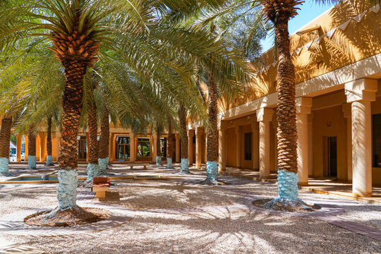 Traditional Najdi architecture of the Murabba Historical Palace in Riyadh, Saudi Arabia