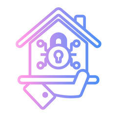 Obraz premium automation Line Gradient Icon