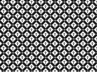 病みかわいい格子柄背景素材