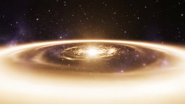 Dynamic cosmic transformation: radiant galactic display of stellar phenomena in motion