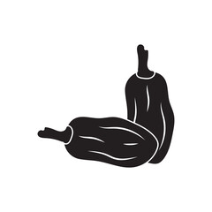 Date fruits logo icon illustration