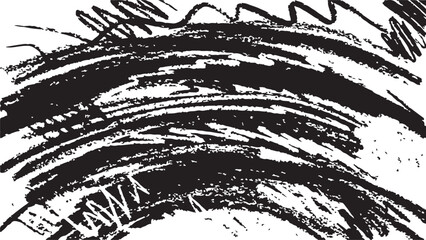 Fototapeta premium : A playful set of hand-drawn abstract borders featuring liquid blobs, wavy lines, and organic shapes in both solid black and minimalist white outlines.
