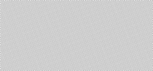Dotted gradient halftone background. Horizontal seamless dots pattern in pop art style. Abstract modern stylish texture. Vector illustration. © suprikacenhk