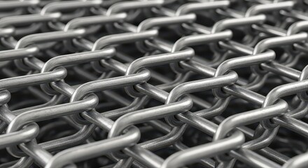 Fototapeta premium Metal Chain Texture Close Up