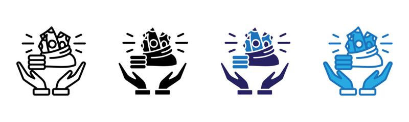 Heritage Icon Multi Style Vector Illustration