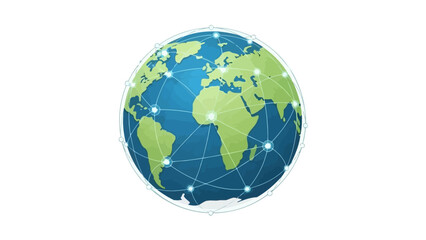 Obraz premium Globe Earth Planet World Map.